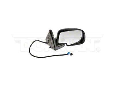 Powered Heated Side Mirror with Turn Signal; Passenger Side; Black (03-06 Sierra 1500)