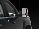 Powered Heated Automatic Folding Towing Mirrors with Amber LED Turn Signals; Chrome (14-18 Sierra 1500)