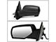 Powered Heated Towing Mirror; Driver Side; Black (14-18 Sierra 1500)