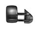 Powered Heated Towing Mirror; Textured Black; Passenger Side (07-13 Sierra 1500)
