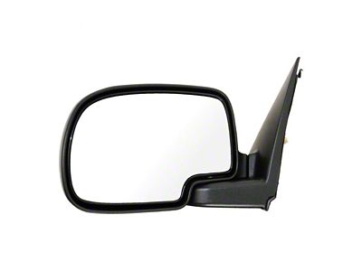Powered Mirror; Chrome; Driver Side (99-02 Sierra 1500)