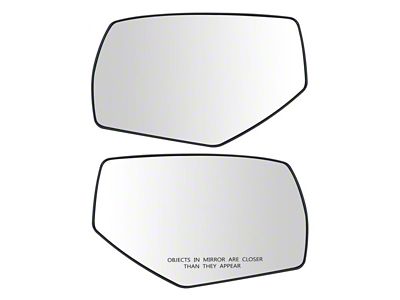 Powered Mirror Glass; Driver and Passenger Side (15-17 Sierra 1500)