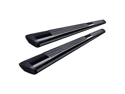 Premier 6 Oval Nerf Side Step Bars with Mounting Kit; Black (99-13 Sierra 1500 Regular Cab)