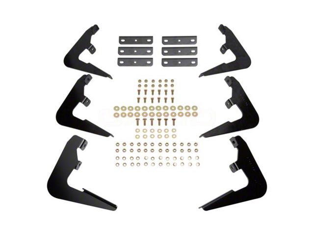Premier Oval Side Step Bar Mounting Kit (14-18 Sierra 1500 Double Cab, Crew Cab)