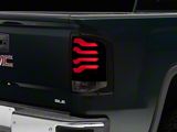 PRO-Series LED Tail Lights; Jet Black Housing; Smoked Lens (14-18 Sierra 1500 w/ Factory Halogen Tail Lights)
