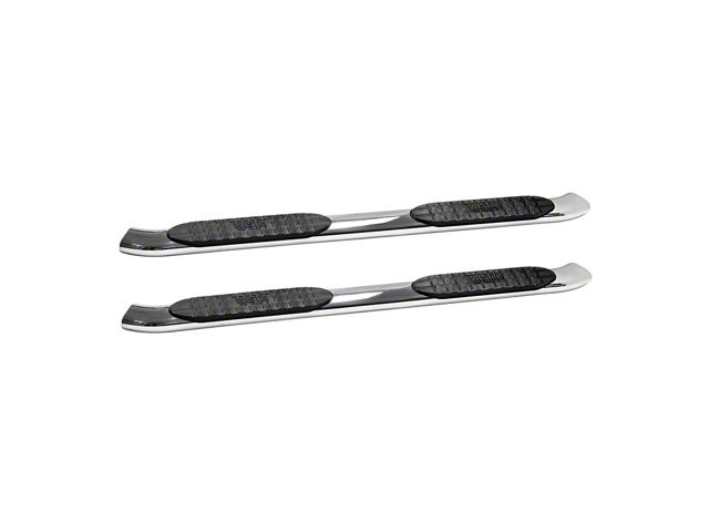 Westin Pro Traxx 5-Inch Oval Side Step Bars; Stainless Steel (19-24 Sierra 1500 Double Cab)