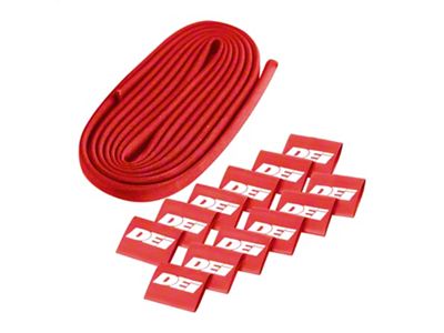 Protect-A-Wire Kit; 4-Cylinder; Red (Universal; Some Adaptation May Be Required)