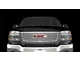 Putco Punch Design Upper Overlay Grille with Emblem Cutout; Polished (03-06 Sierra 1500)