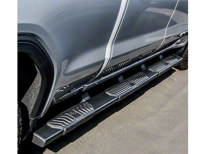 Westin R5 M-Series Wheel-to-Wheel Nerf Side Step Bars; Black (19-24 Sierra 1500 Double Cab, Crew Cab)