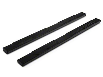 Westin R5 Nerf Side Step Bars; Textured Black (19-25 Sierra 1500 Double Cab)