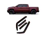 Rain Guards; Smoke (19-26 Sierra 1500 Double Cab)