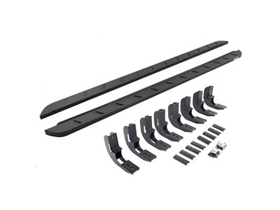 Go Rhino RB10 Slim Running Boards; Textured Black (19-25 Sierra 1500 Double Cab)