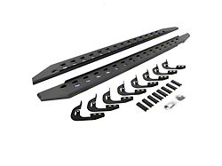 Go Rhino RB20 Slim Running Boards; Textured Black (14-18 Sierra 1500 Double Cab)