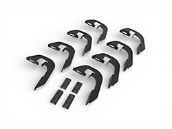 Go Rhino RB20 Slim Running Boards; Textured Black (14-18 Sierra 1500 Double Cab)