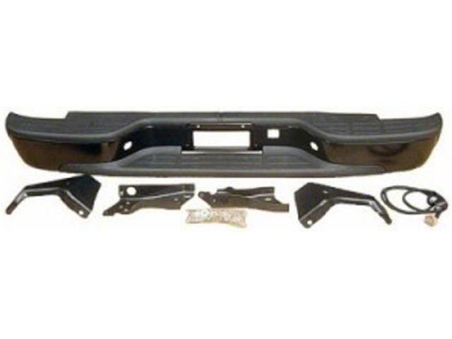 Replacement Rear Bumper; Black (99-05 Sierra 1500 Stepside)