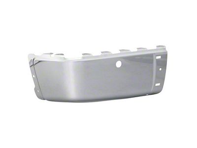 Rear Bumper Cap End; Pre-Drilled for Backup Sensors; Driver Side; Chrome (07-13 Sierra 1500)