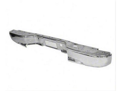 Replacement Rear Bumper; Chrome (99-06 Sierra 1500 Fleetside)