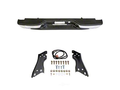 Rear Bumper; Chrome (99-06 Sierra 1500 Fleetside)