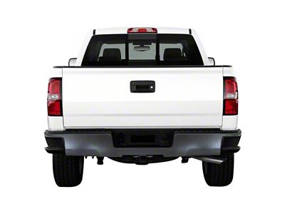Rear Bumper Cover; Not Pre-Drilled for Backup Sensors; Paintable ABS (14-18 Sierra 1500)