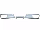 Rear Bumper Cover; Olympic White (19-26 Sierra 1500 w/o Factory Dual Exhaust)