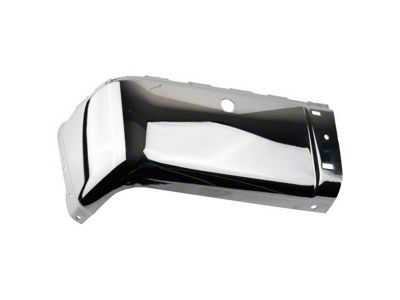 Rear Bumper End; Driver Side; Chrome (07-13 Sierra 1500)