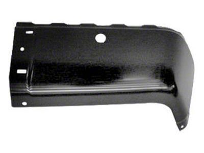 Replacement Rear Bumper End; Pre-Drilled for Backup Sensors; Black; Passenger Side (07-13 Sierra 1500)