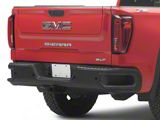 Rear Bumper; Pre-Drilled for Backup Sensors; Black (19-26 Sierra 1500 w/o Factory Dual Exhaust)