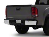 Replacement Rear Bumper; Pre-Drilled for Backup Sensors; Chrome (07-13 Sierra 1500)