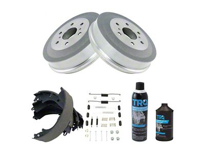 Rear Drum Brake Shoe and Drum Kit (09-13 Sierra 1500)