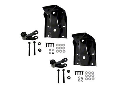 Rear Leaf Spring Shackle and Bracket Repair Kit (99-13 Sierra 1500 Regular Cab, Extended Cab)