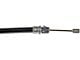 Rear Parking Brake Cable; Driver Side (07-09 Sierra 1500 Extended Cab, Crew Cab)