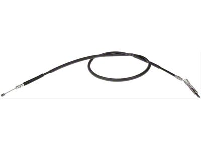 Rear Parking Brake Cable; Driver Side (02-06 Sierra 1500 Extended Cab w/ 6.50-Foot Standard Box & 4-Wheel Steering)