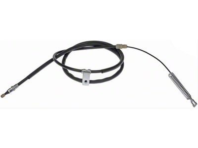 Rear Parking Brake Cable; Driver Side (09-11 Sierra 1500 Extended Cab; 12-13 Sierra 1500 Extended Cab w/ 6.50-Foot Standard Box, Crew Cab)