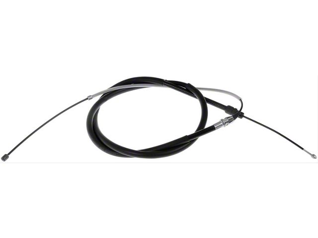 Rear Parking Brake Cable; Driver Side (09-13 Sierra 1500 Extended Cab w/ 8-Foot Long Box)