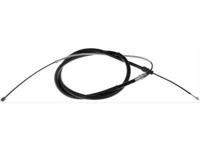 Rear Parking Brake Cable; Driver Side (09-13 Sierra 1500 Extended Cab w/ 8-Foot Long Box)