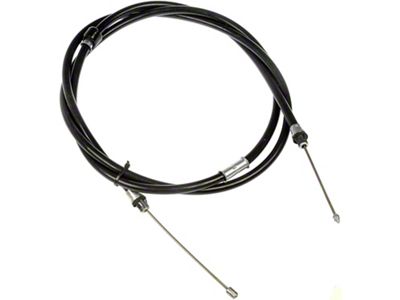 Rear Parking Brake Cable; Passenger Side (05-06 Sierra 1500 Regular Cab w/ 8-Foot Long Box, Extended Cab, Crew Cab)