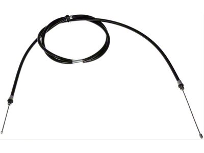 Rear Parking Brake Cable; Passenger Side (07-09 Sierra 1500 Regular Cab w/ 8-Foot Long Box, Extended Cab, Crew Cab)