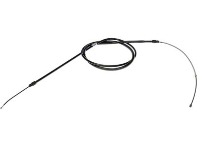 Rear Parking Brake Cable; Passenger Side (09-13 Sierra 1500 Extended Cab w/ 8-Foot Long Box)