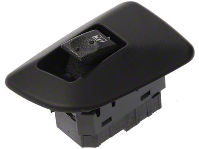 Rear Window Switch 1-Button; Passenger Side (04-06 Sierra 1500 Crew Cab)