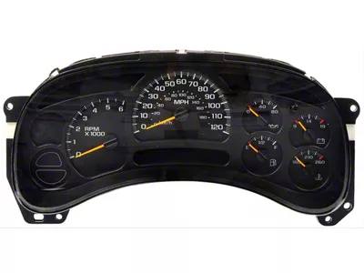 Remanufactured Instrument Cluster; 6-Gauge (03-06 Sierra 1500 w/ Automatic Transmission)