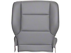 Replacement Bottom Seat Cover; Driver Side; Dark Ash/Gray Vinyl (14-16 Sierra 1500)
