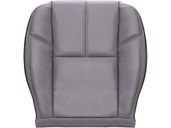 Replacement Bottom Seat Cover; Driver Side; Dark Titanium/Gray Vinyl (07-13 Sierra 1500)