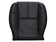 Replacement Bottom Seat Cover; Driver Side; Ebony/Black Leather (07-13 Sierra 1500)