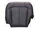 Replacement Bottom Seat Cover; Driver Side; Graphite/Dark Gray Leather (00-02 Sierra 1500)