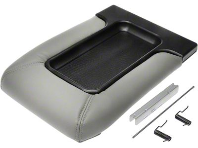 Replacement Center Console Lid; Light Gray (01-06 Sierra 1500)