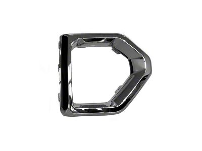 Replacement Fog Light Bezel; Driver Side; Chrome (19-21 Sierra 1500; 2022 Sierra 1500 Limited)