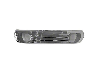 Replacement Front Bumper Impact Bar Skid Plate; Chrome (19-21 Sierra 1500; 2022 Sierra 1500 Limited)