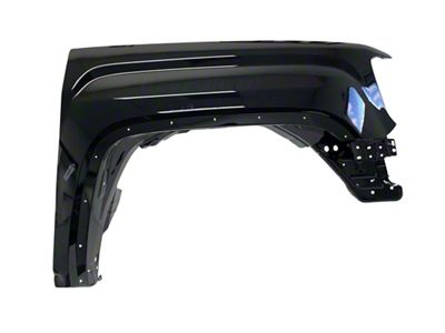 Replacement OEM Fender; Passenger Side; Black (14-18 Sierra 1500)