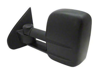 Replacement Towing Mirror; Passenger Side; Textured Black (14-18 Sierra 1500)