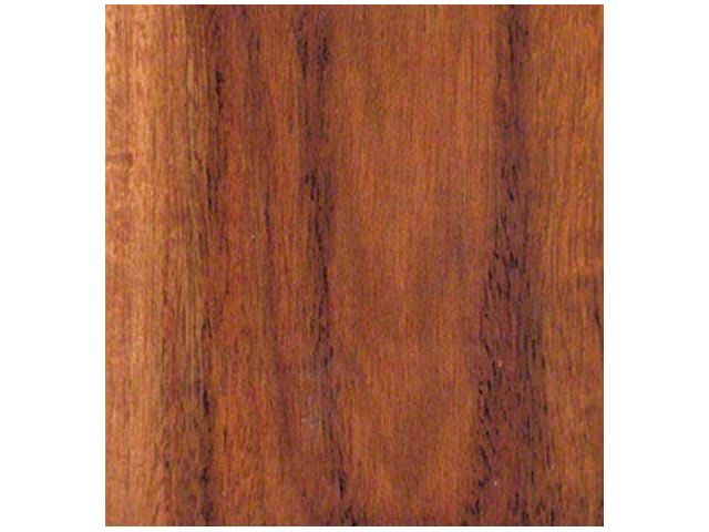 RETROLINER Real Wood Bed Liner; Black Walnut Wood; HydroSatin Finish; Polished Stainless Punched Bed Strips (99-06 Sierra 1500 Fleetside w/ 6.50-Foot Standard Box)